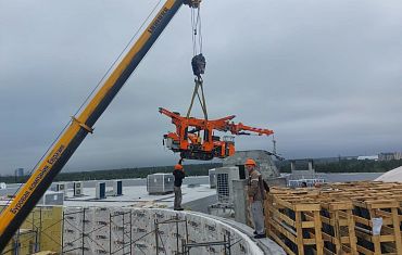 Доставка к месту работ мини-крана Арлифт